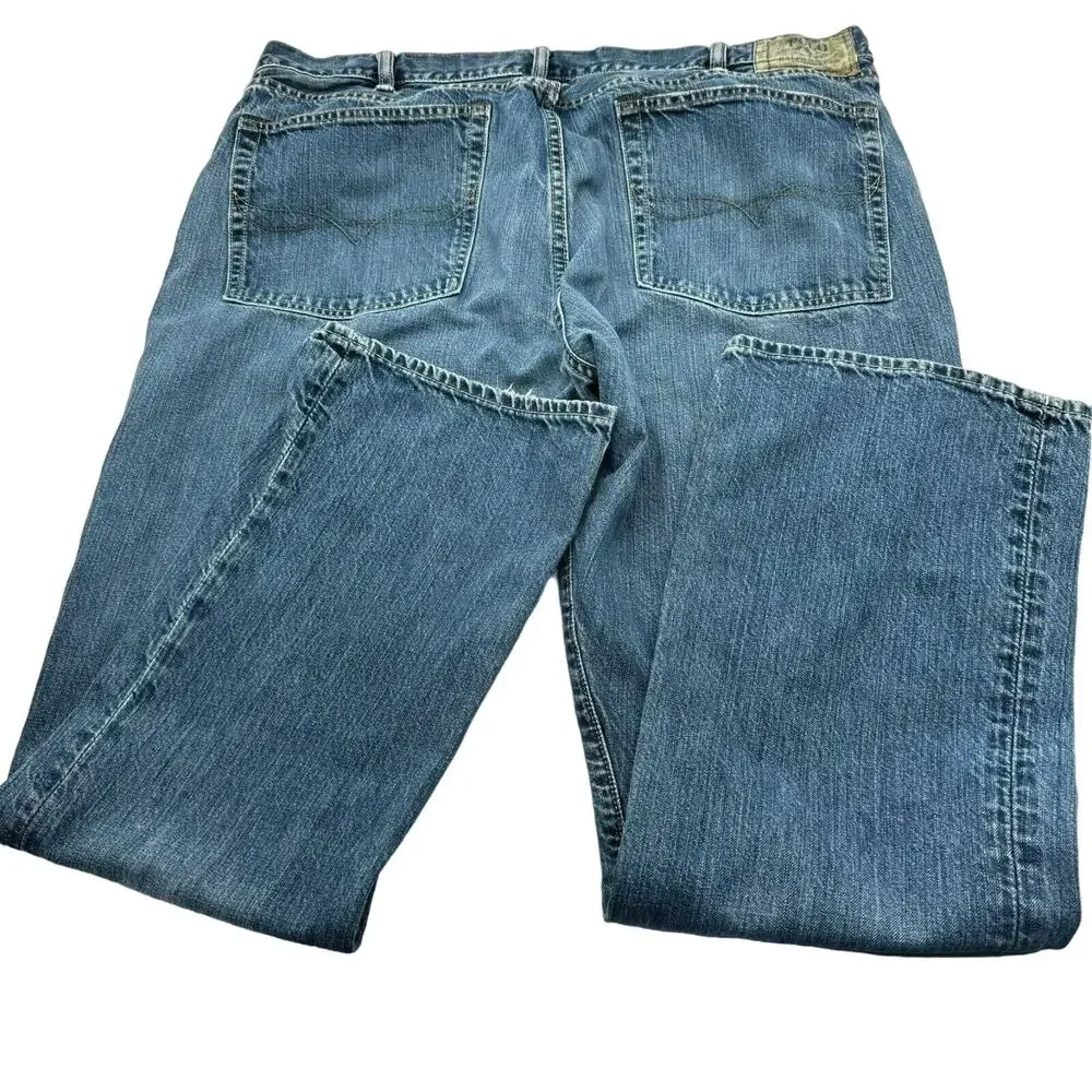 POLO‎ RALPH LAUREN Mens 40x32 1594 vintage blue jeans Straight Leg 100% Cotton